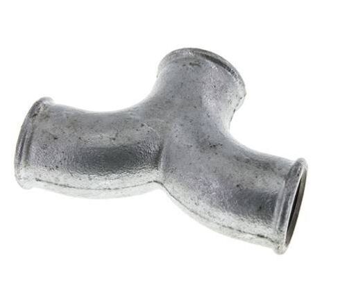 Raccord en T Rp1'' Femelle Fonte malléable 25bar (351.25psi)