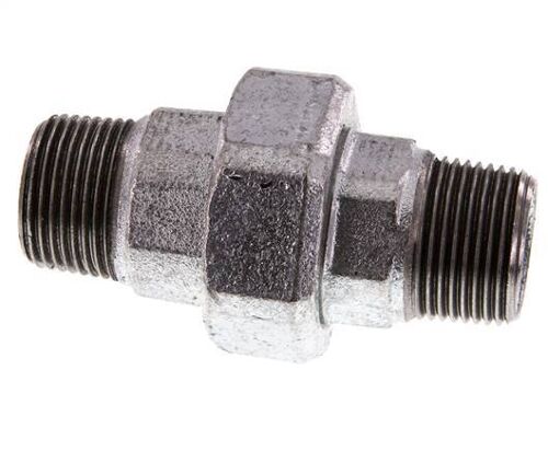 Raccord union droit R1'' joint plat en fonte 25bar (351.25psi)