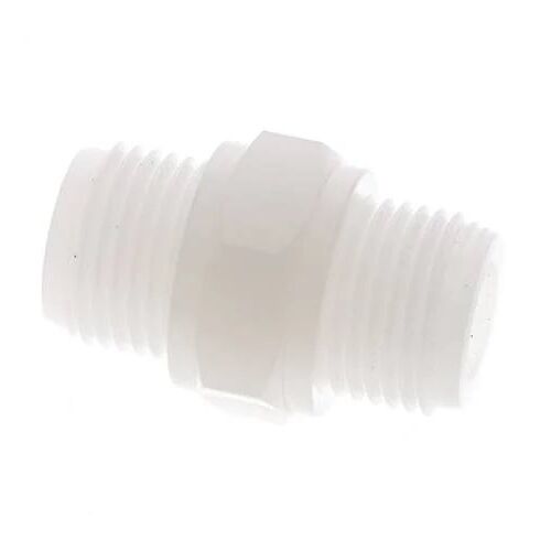 Mamelon double G1/2'' PVDF 10bar (140.5psi) FDA 27mm Hex