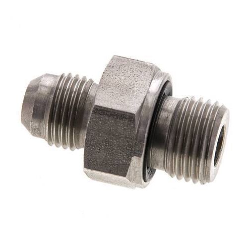 JIC Double Nipple M16 X 1.5 x UNF 9/16''-18 Acier inoxydable FKM 275bar (3863.75psi)