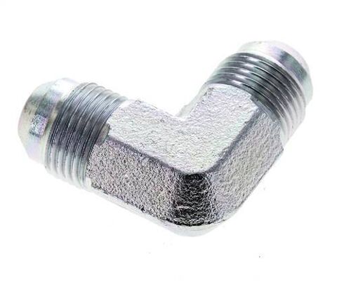 Raccord Anglé JIC 90Degrés UNF 3/4''-16 Mâle Acier 350Bar (4917.5Psi)