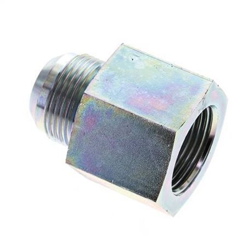 Mamelon réducteur JIC G1'' femelle x UN 1-5/16''-12 mâle Acier 150bar (2107.5psi)