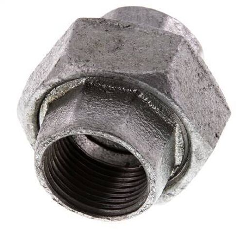 Union Connecteur Droit Rp1'' Femelle Fonte Joint Plat 25bar (351,25psi)