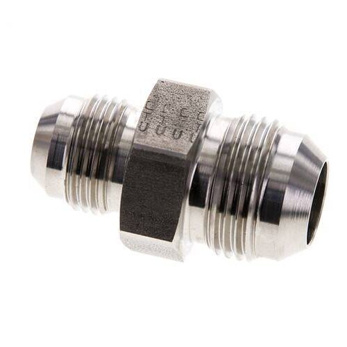 Mamelon double réducteur JIC UNF 7/8''-14 x UN 1-1/16''-12 Acier inoxydable 210bar (2950.5psi)