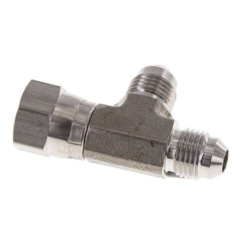 JIC Tee Fitting UNF 1/2''-20 Femelle x Mâle Acier inoxydable 350bar (4917.5psi)