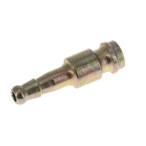 Acier trempé DN 5 Bouchon d'accouplement d'air 4 mm Pilier de tuyau [2 pièces].