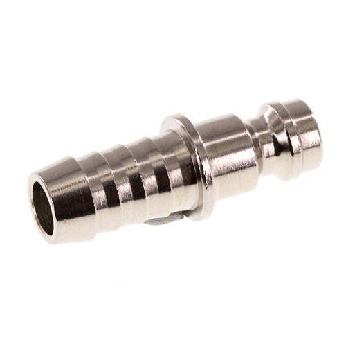 Laiton nickelé DN 5 Bouchon d'accouplement d'air 8 mm Pilier de tuyau [5 pièces].