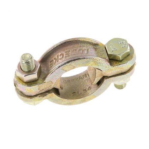 Collier de serrage en fonte malléable 28-34 mm à griffes DIN 20039A [2 pièces].
