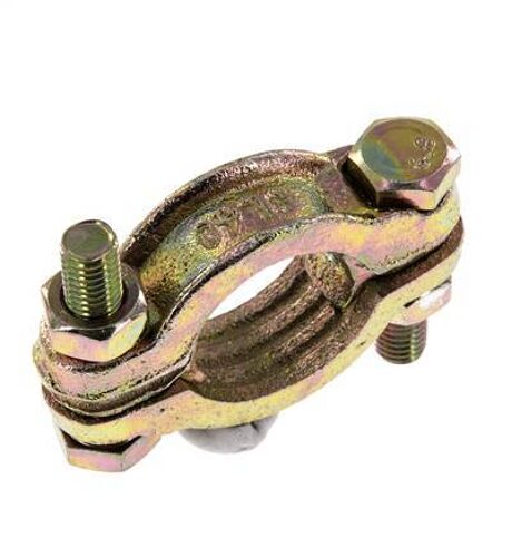 Collier de serrage en fonte malléable 32-40 mm Coupleur à griffes DIN 20039A [2 Pièces].