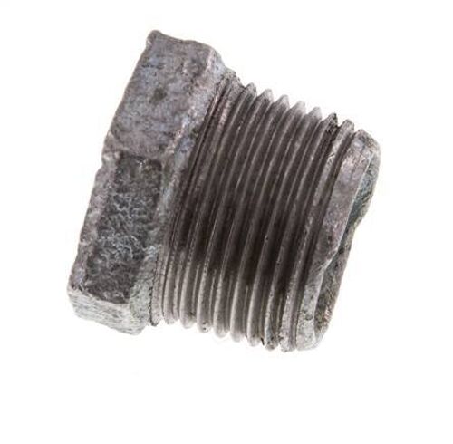 R 3/4'' x Rp 1/2'' M/F Anneau réducteur en fonte zinguée 25 Bar [5 Pièces]