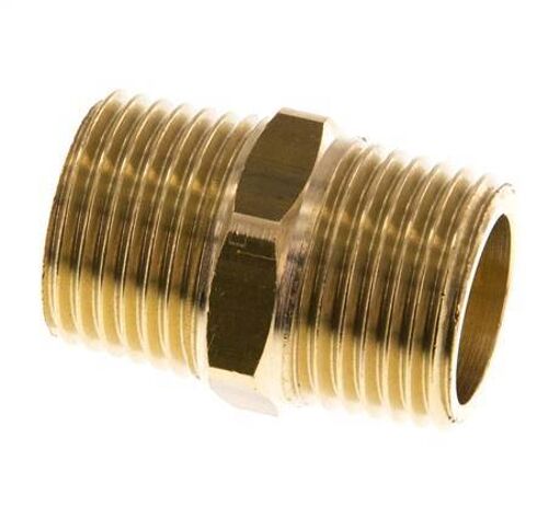 R 1/2"" Brass Double Nipple 16 Bar [2 Pieces]