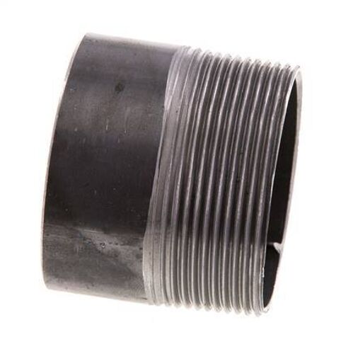 R 2'' Mâle X 60.3mm Tuyau En Acier Nipple Avec Extrémité À Souder 50 Bar DIN 2982 - 50mm [2 Pièces]