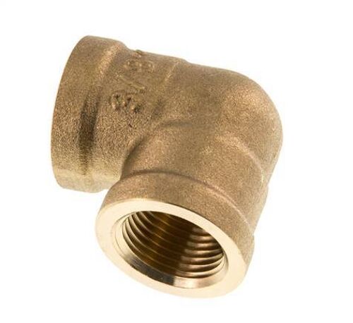 Raccord coudé 90° en laiton G 3/8'' 16 Bar [2 Pièces].