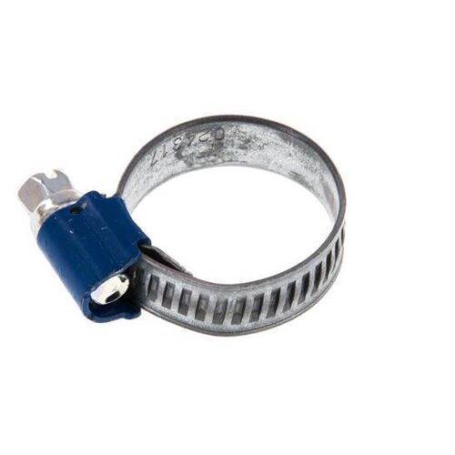 Collier de serrage 16 - 25 mm avec une bande de 9 mm en acier galvanisé - Aba [5 Pièces].