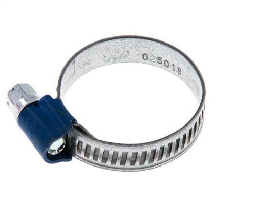 Collier de serrage 20 - 32 mm avec une bande de 9 mm en acier galvanisé - Aba [5 Pièces].