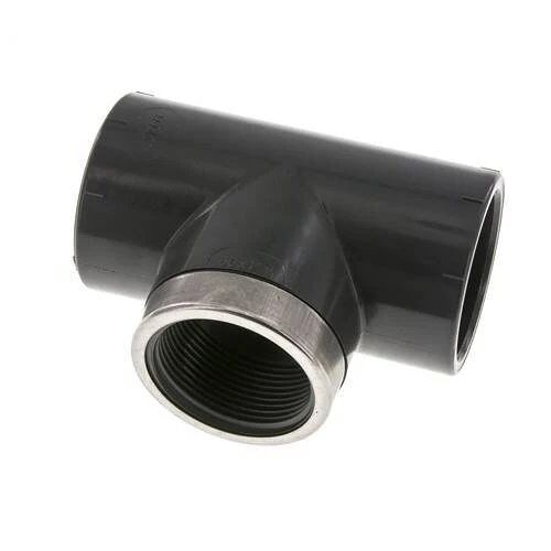 Raccord en T PVC femelle femelle femelle 50mm x femelle Rp1-1/2