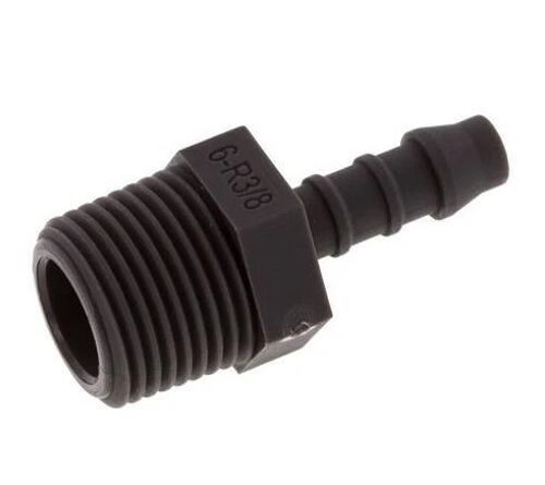 R 3/8'' Mâle x 6mm PA 6 Embout de tuyau 10 Bar [10 Pièces]