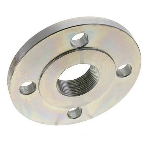 Bride Filetée DN100-PN40 Rp 4'' Acier Galvanisé DIN 2567 Et EN 1092-1 (Type 13)