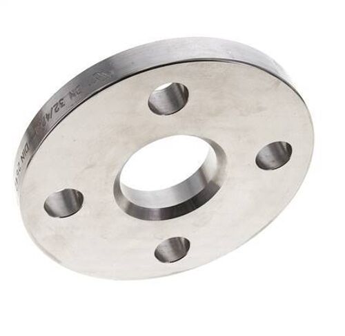 Flasque Libre DN32-PN10 Acier Inoxydable 1.4571 DIN 2642 Matériau Complet