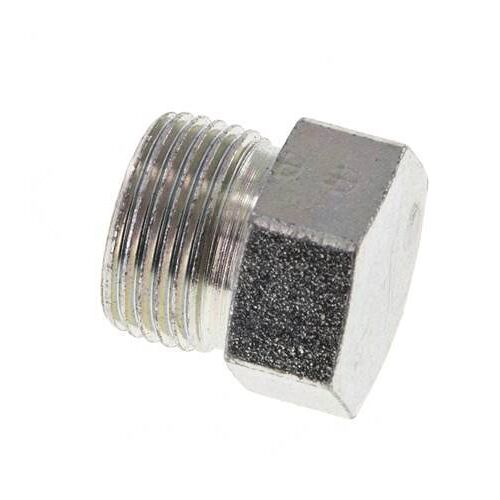 12S Bouchon de fermeture en acier zingué pour tubes 630 Bar DIN 2353