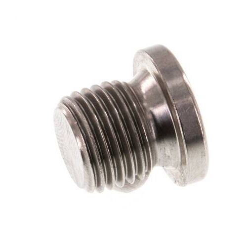 G 1/4'' Bouchon De Fermeture En Acier Inoxydable Avec Hexagone Intérieur 40 Bar