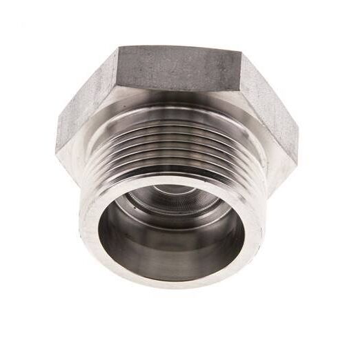 25S Bouchon de fermeture en acier inoxydable pour tubes 400 Bar DIN 2353