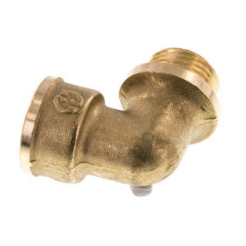 G 1/2'' F/M Raccord coudé 90° en laiton 16 Bar