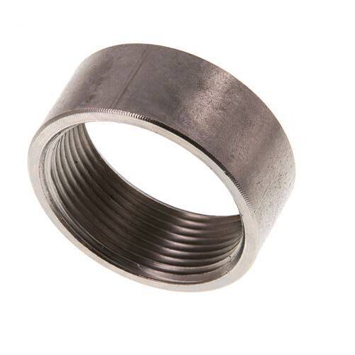 Rp 1 1/2'' x 54.5mm Acier inoxydable soudure Socket 40 Bar DIN 2986 - 22mm