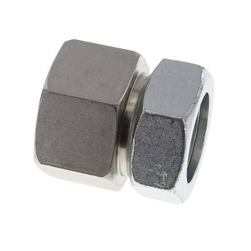 G 1 1/2'' x 42L Acier zingué Anneau de coupe droit 160 Barre DIN 2353