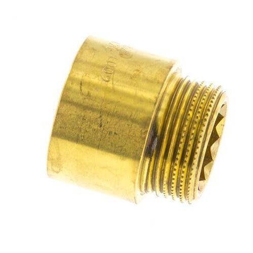 G 3/4'' F/M Prolongement en laiton DIN 3523 - 20 mm
