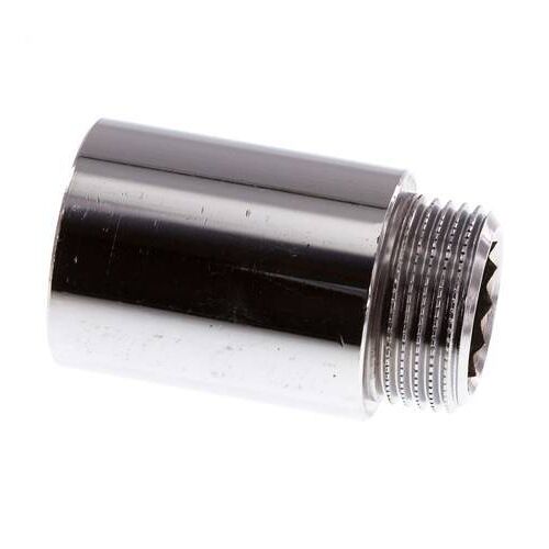 G 3/4'' F/M Laiton chromé Prolongation DIN 3523 - 40 mm