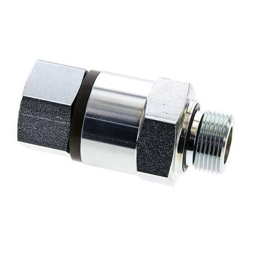 G 3/4'' F/M Joint tournant en acier zingué 400 Bar - Hydraulique - Haute pression