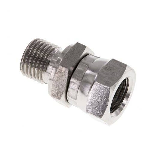 Adaptateur réducteur en acier inoxydable G 1/4'' F/M 350 Bar - Hydraulique
