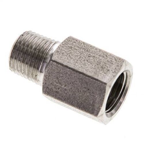 1/8'' Npt X 1/8'' Npt M/F Acier Inoxydable Extension 345 Barre - Hydraulique
