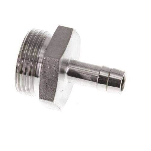 G 3/4'' Male x 9mm Acier inoxydable Embout de tuyau 40 Bar