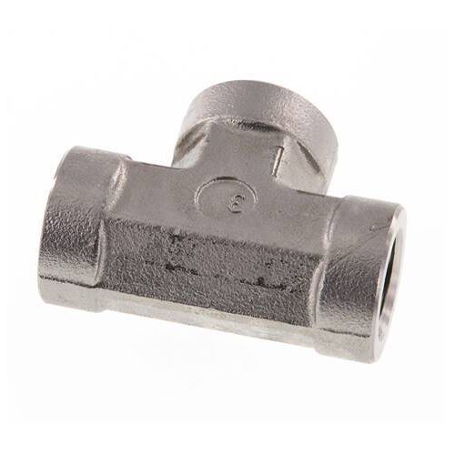 Té en acier inoxydable G 3/8'' 250 Bar - Hydraulique