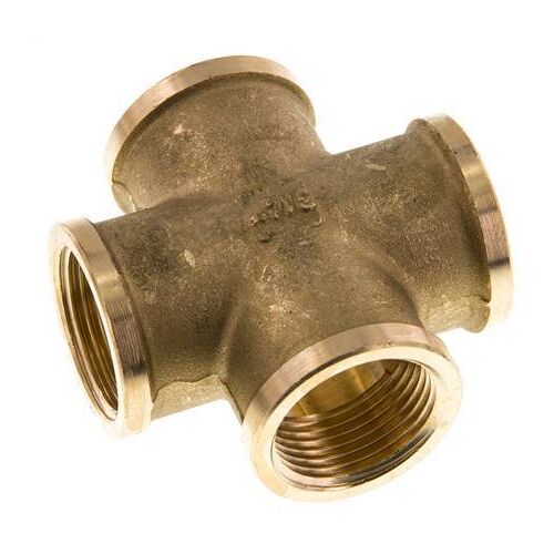 G 3/4'' femelle Croix en laiton 16 Bar