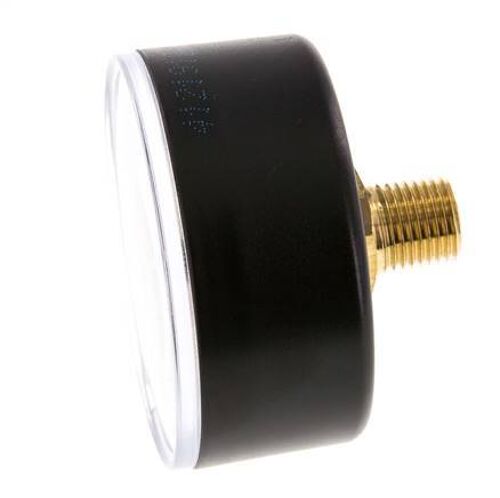 Manomètre 63mm 0 - 12 Bar R 1/4