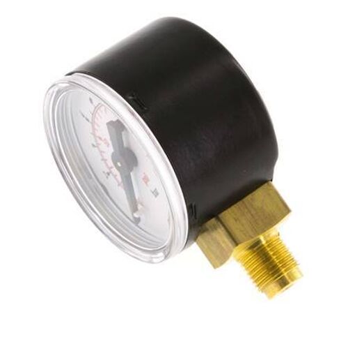 0..10 Bar (0..145 lb/po2) Manomètre sous acier/laiton 40 mm Classe 1.6