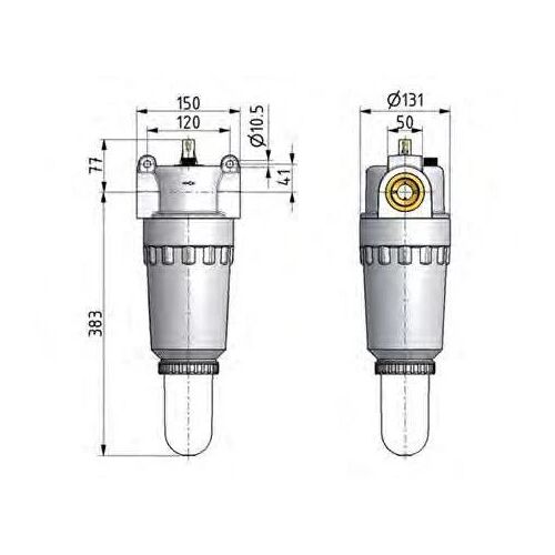 Lubrificateur G2'' Polycarbonate Standard 8