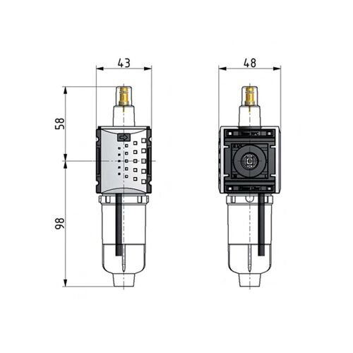 Lubrificateur Micro Oil-Fog G1/4'' Futura 0