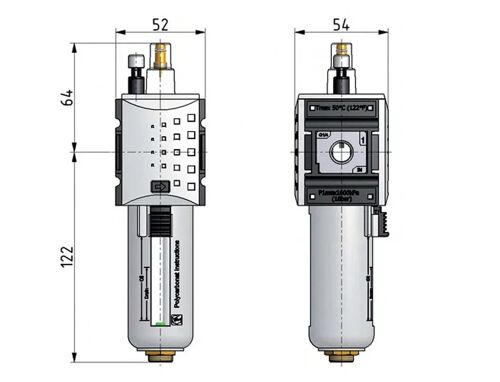 Lubrificateur G1/4'' Métal Futura 1