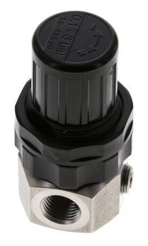 Régulateur de pression G1/4'' 320l/min 0.5-3.0bar/7-44psi en acier inoxydable