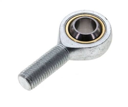 Embout sphérique M16 Mâle Acier zingué