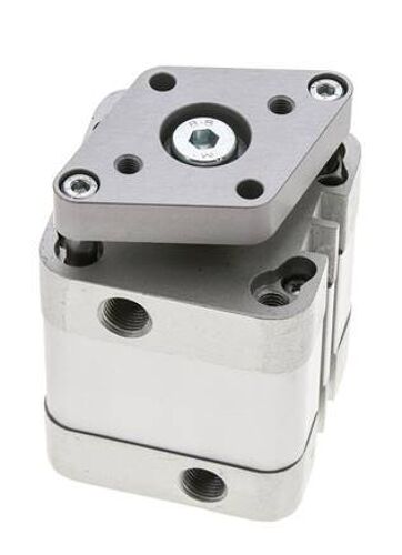 ISO 21287 Vérin Compact à Double Effet 40-15mm - Magnétique - Non Rotatif