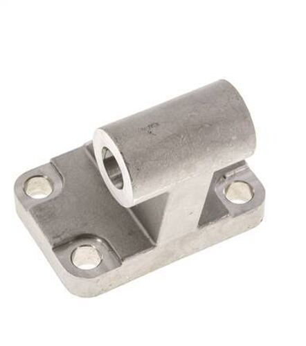 Chape mâle coudée à droite 80 mm ISO 15552 ISO 21287 Acier inoxydable 316 (1.4401)