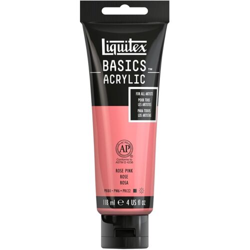 Peinture Acrylique, Peinture Artistique Monopigment¿¿E, R¿¿Sistante ¿¿ La Lumi¿¿Re, Qualit¿¿ Archive, Finition Satin¿¿E, Tube De 118 Ml - Rose