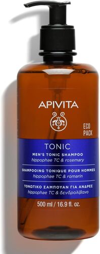 Tonic Shampooing Pour Hommes Cheveux Amincissants 500ml - Complexe Tonique D'hippophae Brevet¿¿, Romarin Et Propolis - Favorise Une Croissance Capillaire Saine, Renforce, Offre Du Volume 