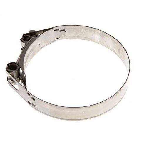 Collier de serrage 121 - 130 mm avec une bande de 25 mm en acier inoxydable 304 - Norma