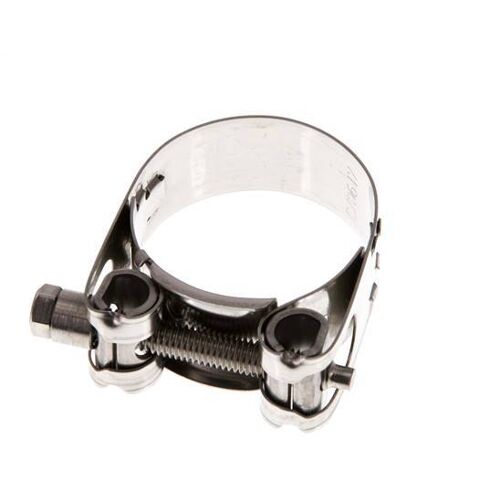 Collier de serrage 37 - 40 mm avec une bande en acier inoxydable 304 de 18 mm - Norma
